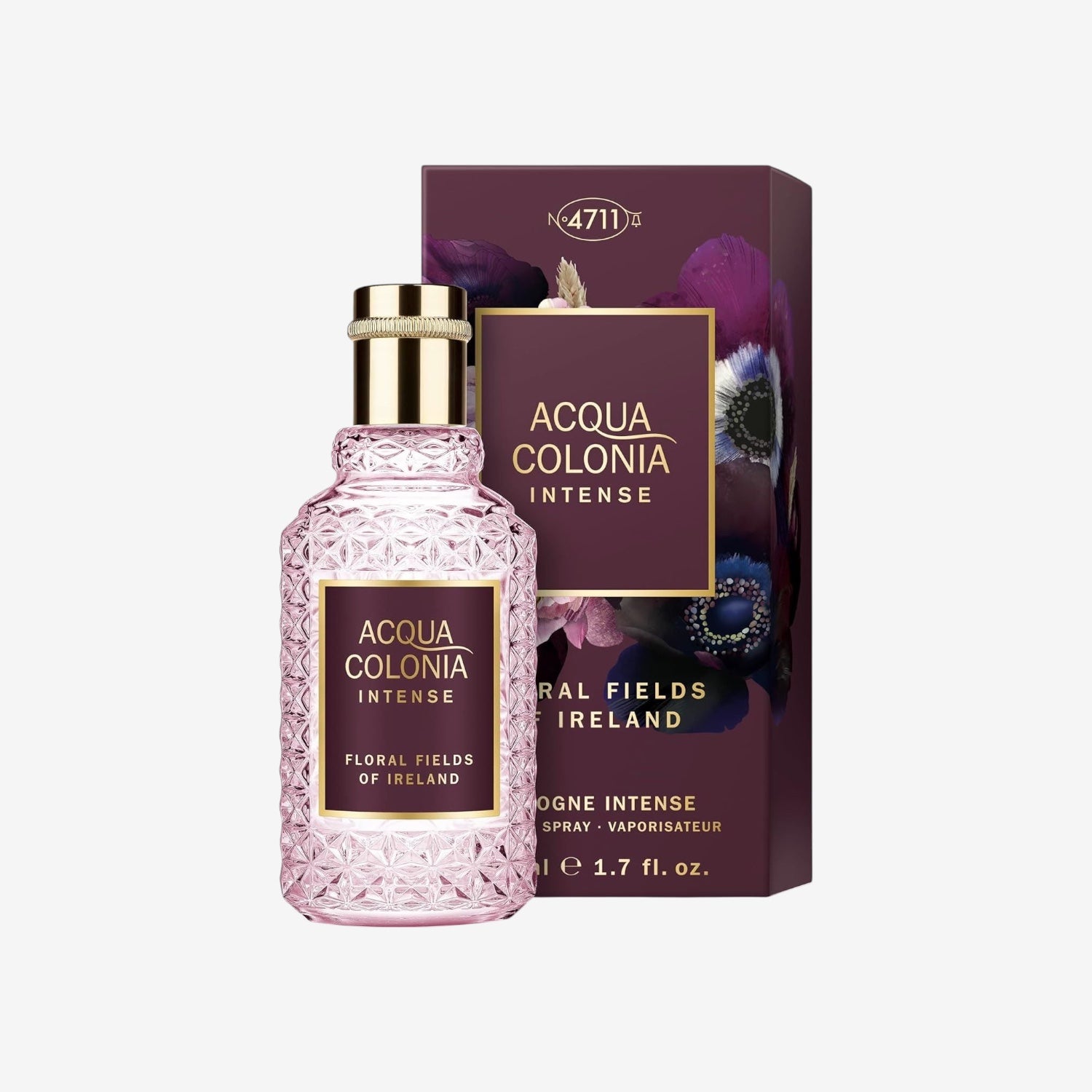 4711 Acqua Colonia® Intense Floral Fields of Ireland | Eau de Cologne - feminin-romantisch - Wellness für die Sinne | 50ml Natural Spray