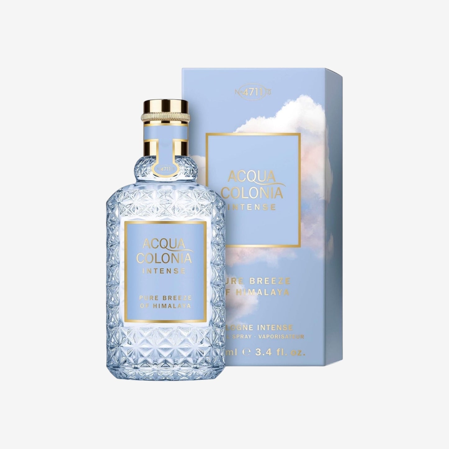 4711 Acqua Colonia® Intense Pure Breeze of Himalaya | Eau de Cologne - mineralisch-frisch - Wellness für die Sinne | 100ml Natural Spray