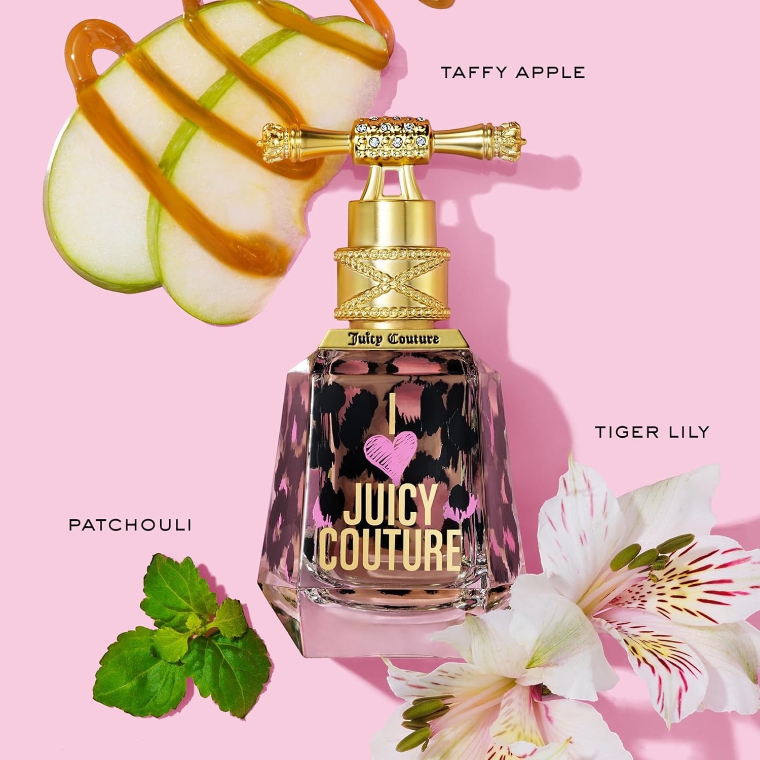Juicy Couture - I Love Juicy Couture, Eau de Parfum, mit Noten von Jasmin, Patchouli und Geißblatt. Luxusparfum für Frauen, 50 ml