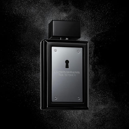 Banderas Perfumes - The Secret - Eau de Toilette Spray für Herren, Fruchtiger Lederduft - 200 ml