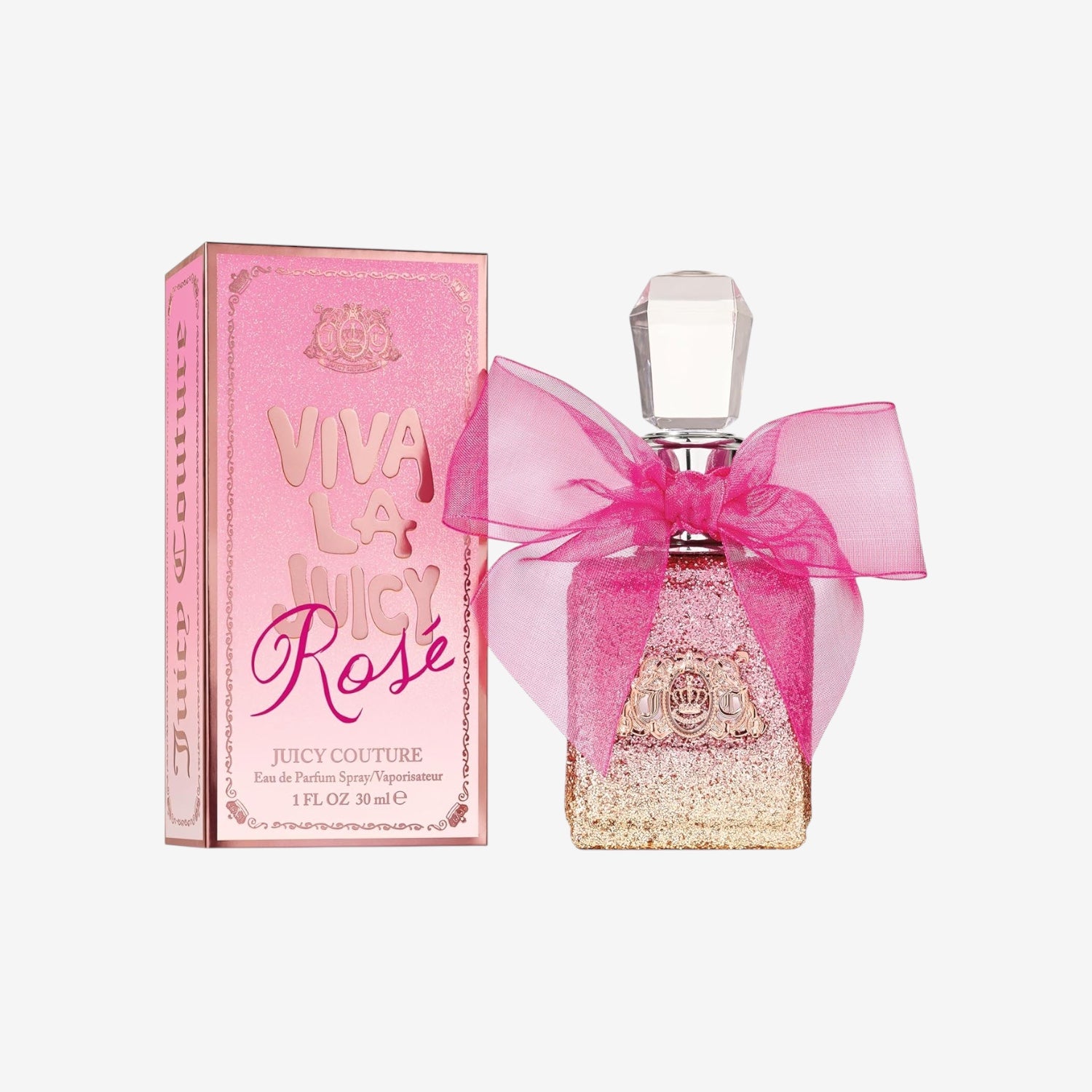 Juicy Couture - Viva La Juicy Rosé, Eau de Parfum Spray, mit Spritzigem Rosé und Schimmernden Zitrusblasen, Luxus Parfüm für Frauen