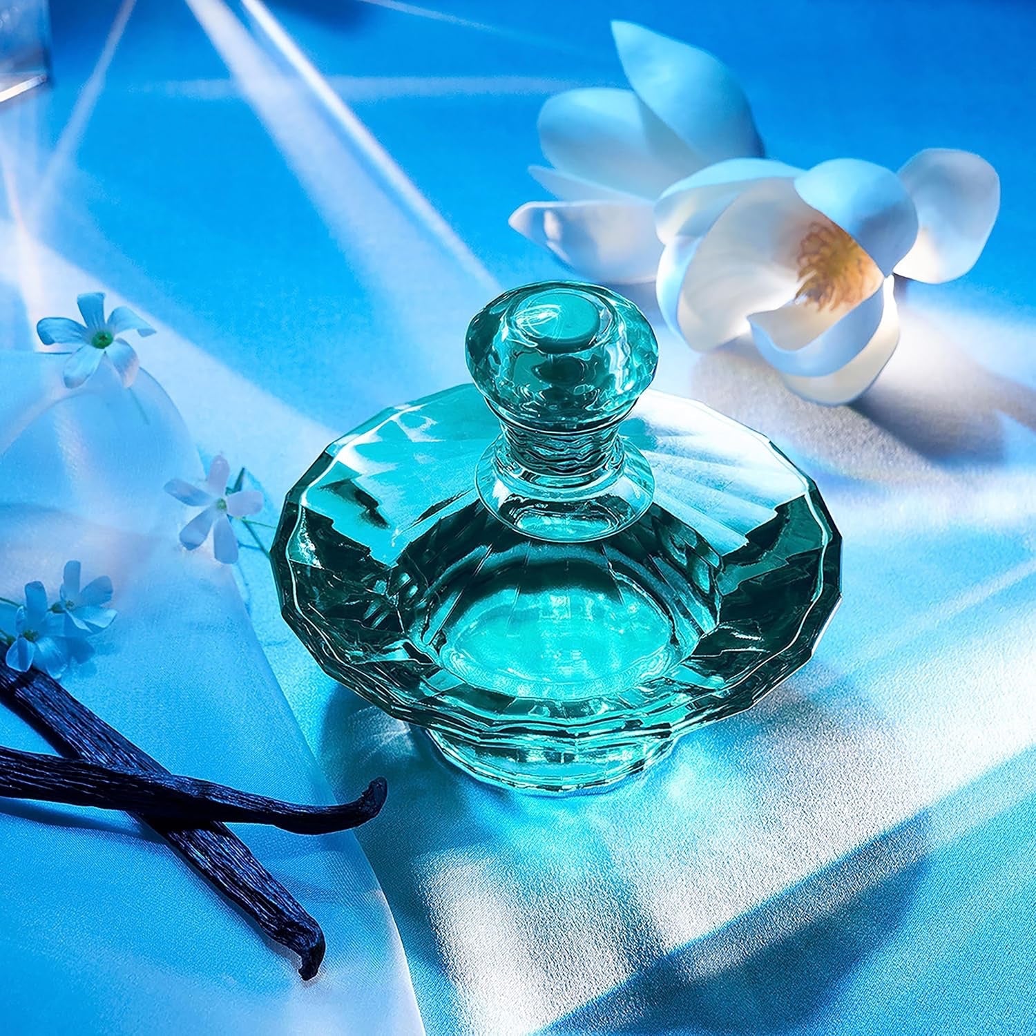 Britney Spears Curious 100 ml – Eau de Parfum für Damen – Weißer Blumenduft – Noten von Magnolie, Jasmin und Vanille-Moschus – Parfum Damen – Aqua-Glasflakon