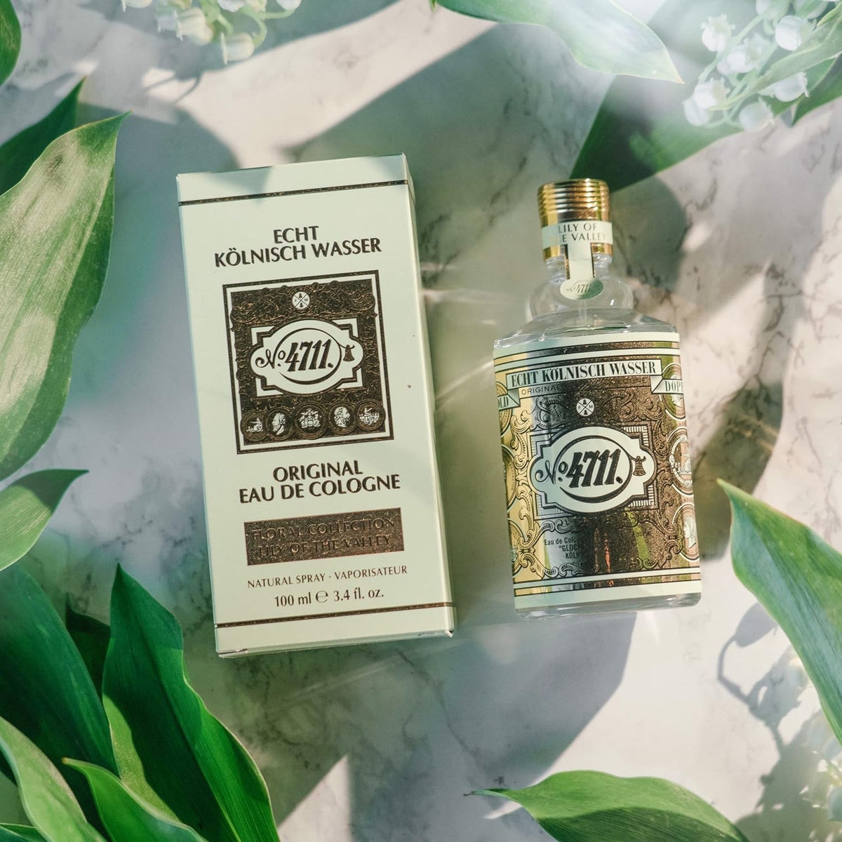 4711® Floral Collection Lily of the Valley | Eau de Cologne: Rein - lieblich - zart | 100ml Natural Spray