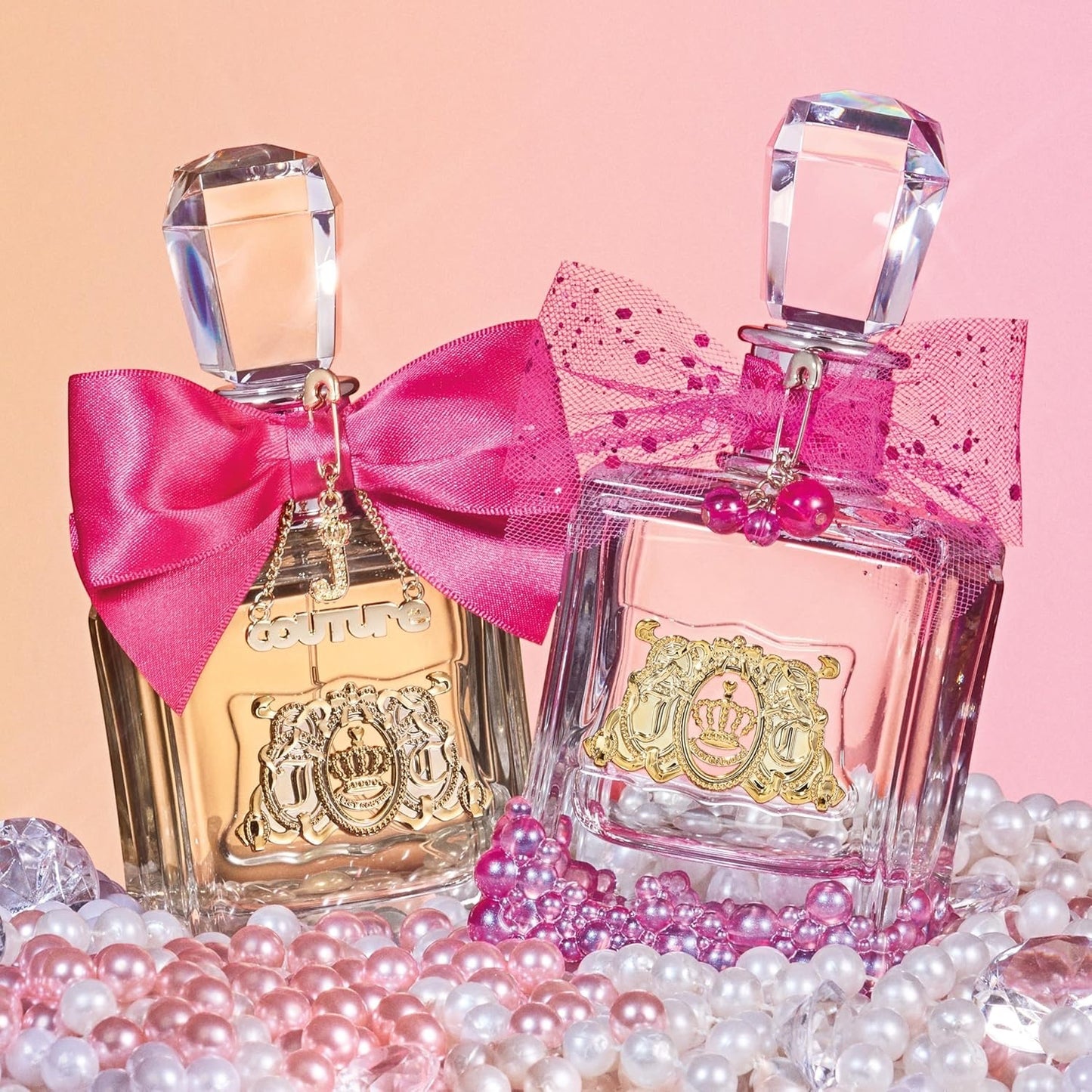 Juicy Couture - Viva La Juicy Le Bubbly Eau de Parfum für Damen, fruchtiger Gourmand-Amberduft, Champagner-inspirierter Beeren-Akkord, Gardenie & goldener Amber, prickelndes & delikates Eau de Parfum