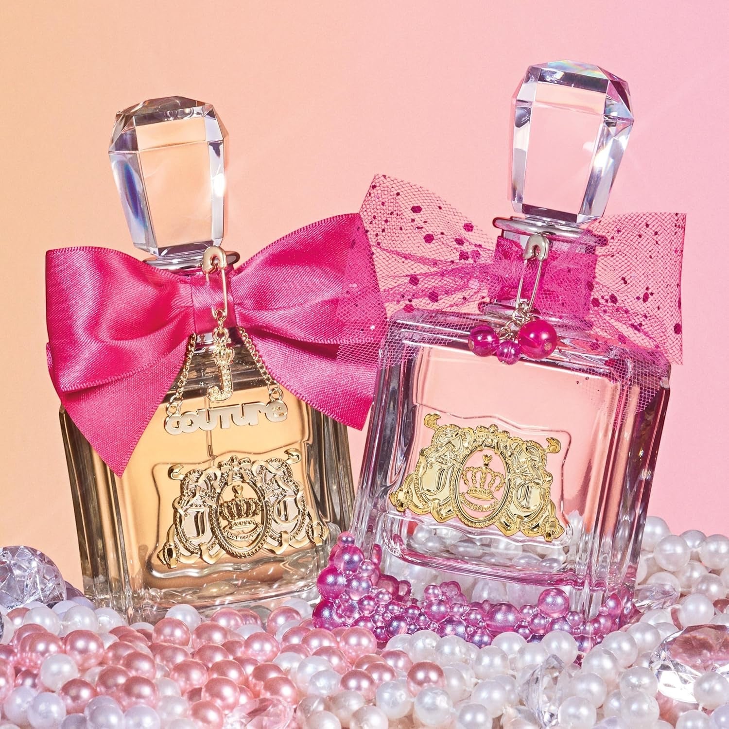 Juicy Couture - Viva La Juicy Le Bubbly Eau de Parfum für Damen, fruchtiger Gourmand-Amberduft, Champagner-inspirierter Beeren-Akkord, Gardenie & goldener Amber, prickelndes & delikates Eau de Parfum
