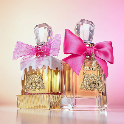 Juicy Couture – Viva La Juicy Sucré 3-teiliges Set, Gourmand-Duft mit süßem Amber, Mandarinen & Vanille, Unwiderstehliches Eau de Parfum für Damen, Langanhaltende Damendüfte für das Viva-Girl