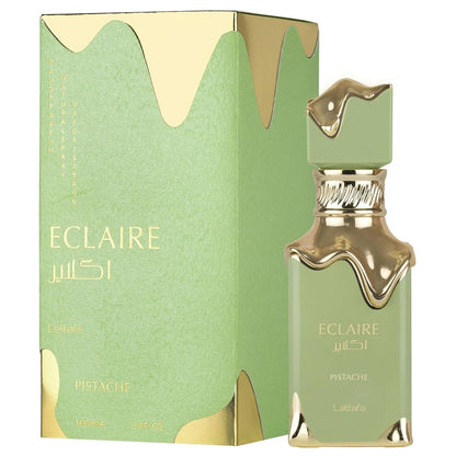 Lattafa Eclaire Pistache Eau de Parfum, Luxuriöses Parfüm, Pistazienduft, 100ml