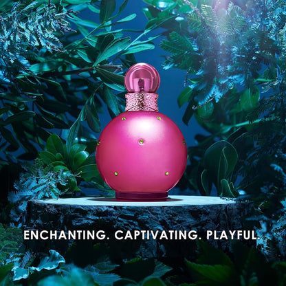 Britney Spears - Fantasy, Eau de Parfum, Damenparfüm Spray, fruchtige & sinnliche Noten, süßes & holziges Aroma, Parfüm für Frauen - 100 ml