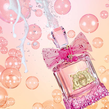 Juicy Couture - Viva La Juicy Le Bubbly Eau de Parfum für Damen, fruchtiger Gourmand-Amberduft, Champagner-inspirierter Beeren-Akkord, Gardenie & goldener Amber, prickelndes & delikates Eau de Parfum