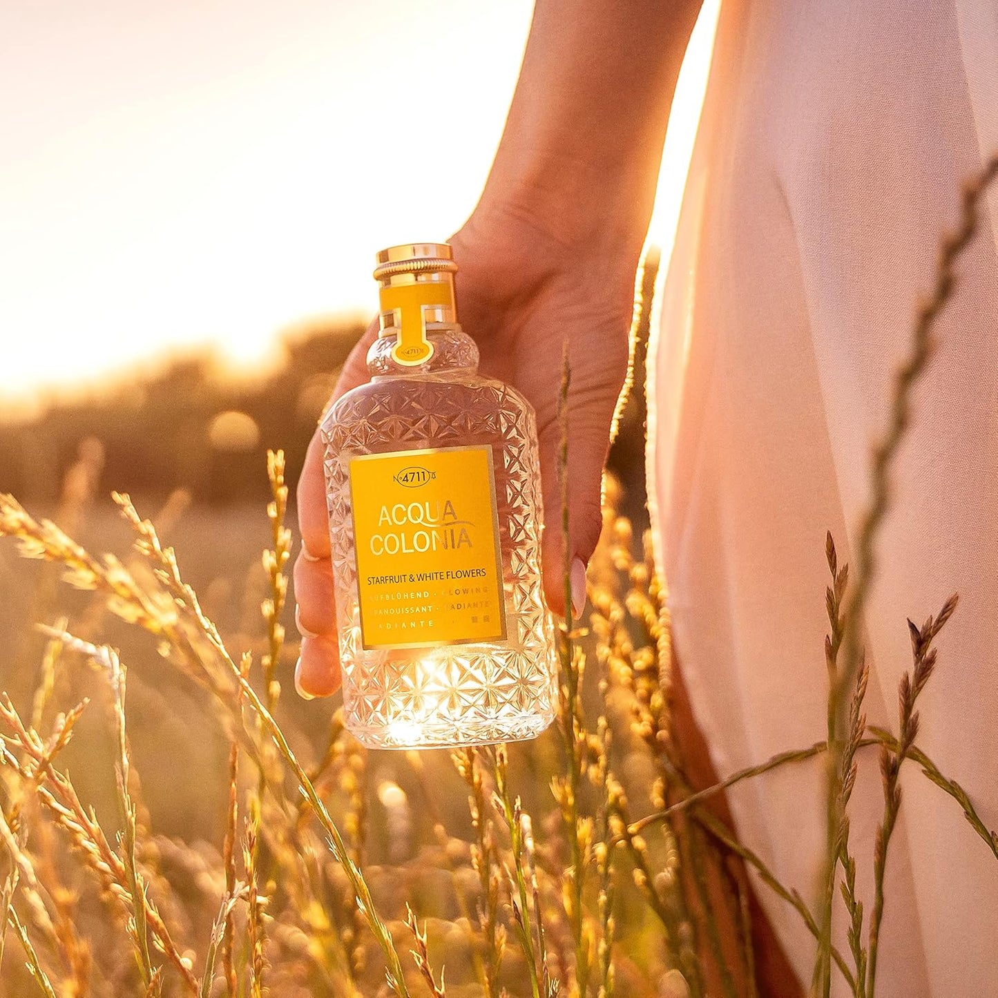 4711 Acqua Colonia® Starfruit & White Flowers | Eau de Cologne - aufblühend - Wellness für die Sinne | 50ml Natural Spray