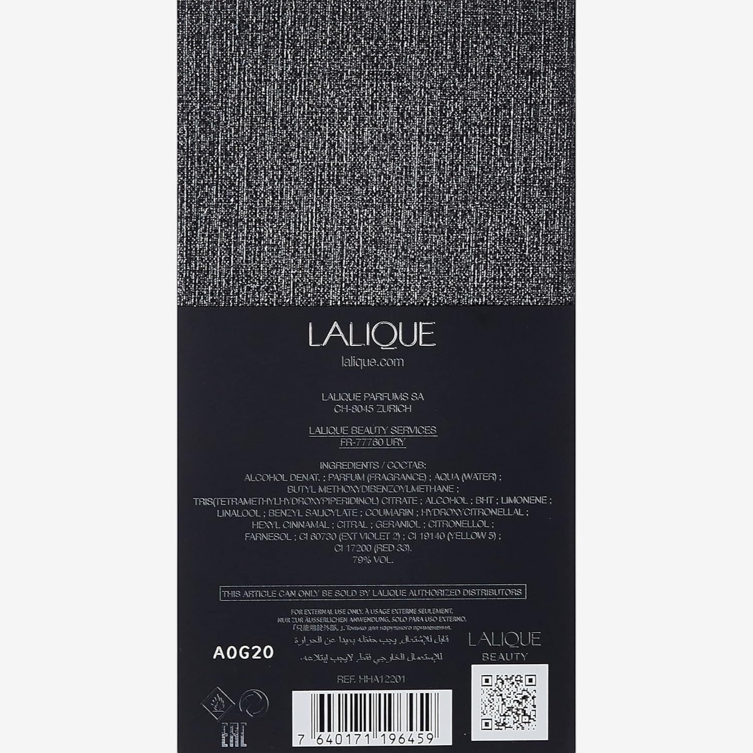 LALIQUE Parfum 100 ml Spray, Unisex, Eau de Parfum