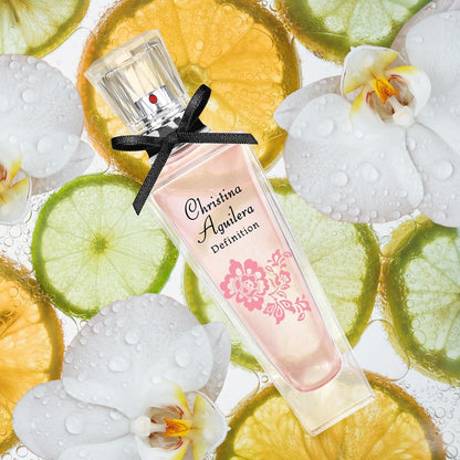 Christina Aguilera - Definition Eau de Parfum für Damen, Floraler Moschus-Duft, sizilianische Bergamotte, Vanilleorchidee & Moschus, kraftvolles, weibliches & lebhaftes Parfüm Spray für Damen, 50 ml