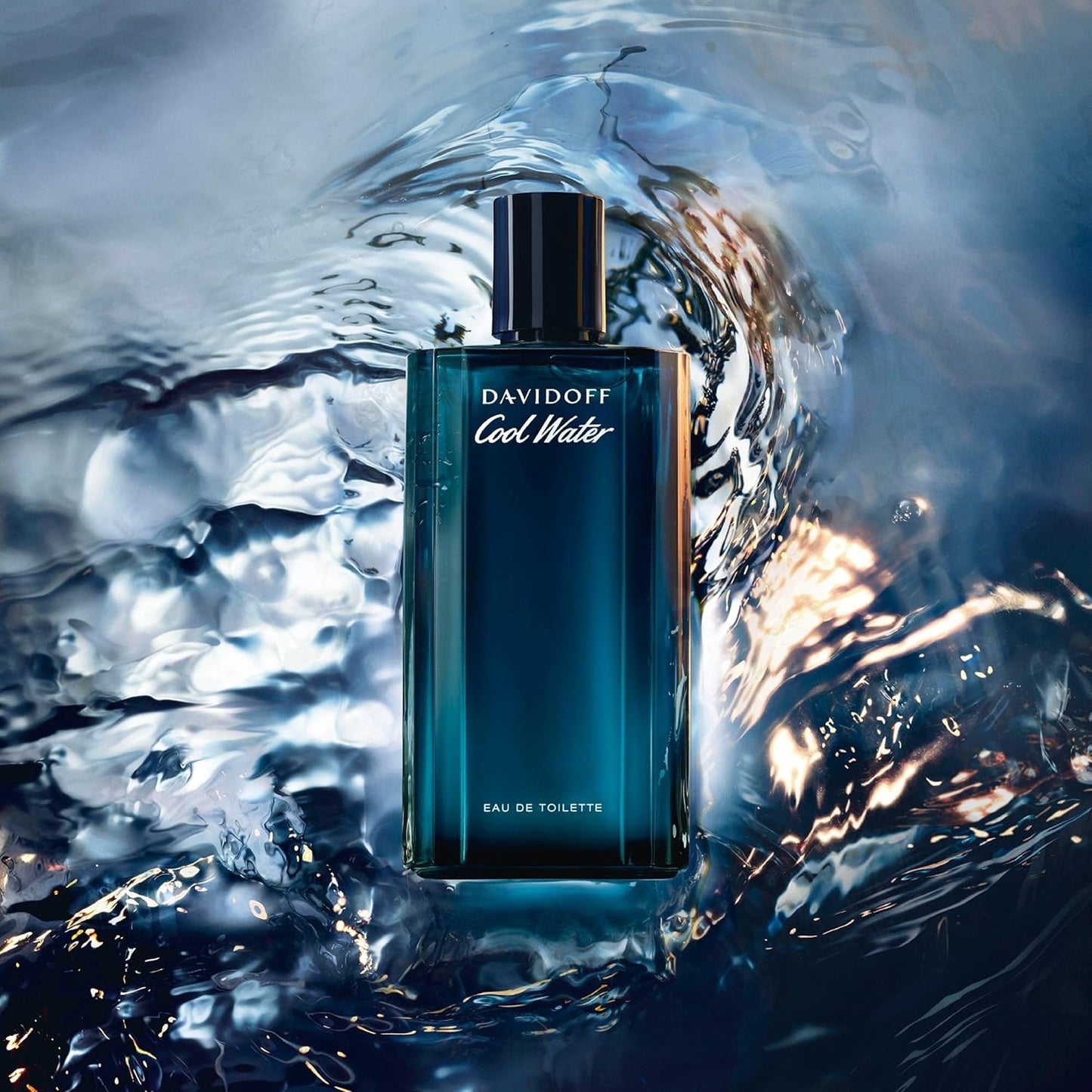 Davidoff Cool Water Man Eau de Toilette, aromatisch-frischer Herrenduft