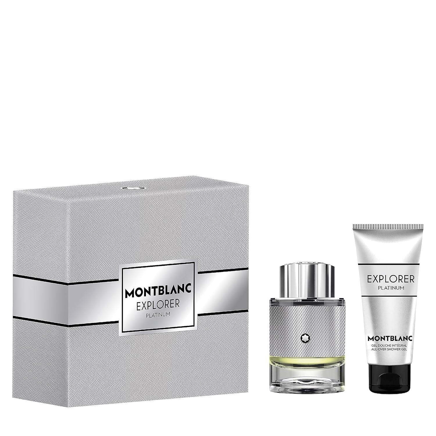 Montblanc Explorer Platinum Geschenkset Eau de Parfum 60 ml, Duschgel 100 ml