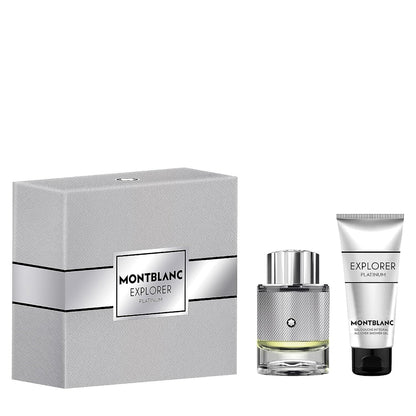 Montblanc Explorer Platinum Geschenkset Eau de Parfum 60 ml, Duschgel 100 ml