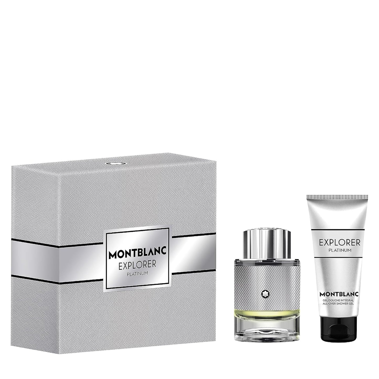 Montblanc Explorer Platinum Geschenkset Eau de Parfum 60 ml, Duschgel 100 ml