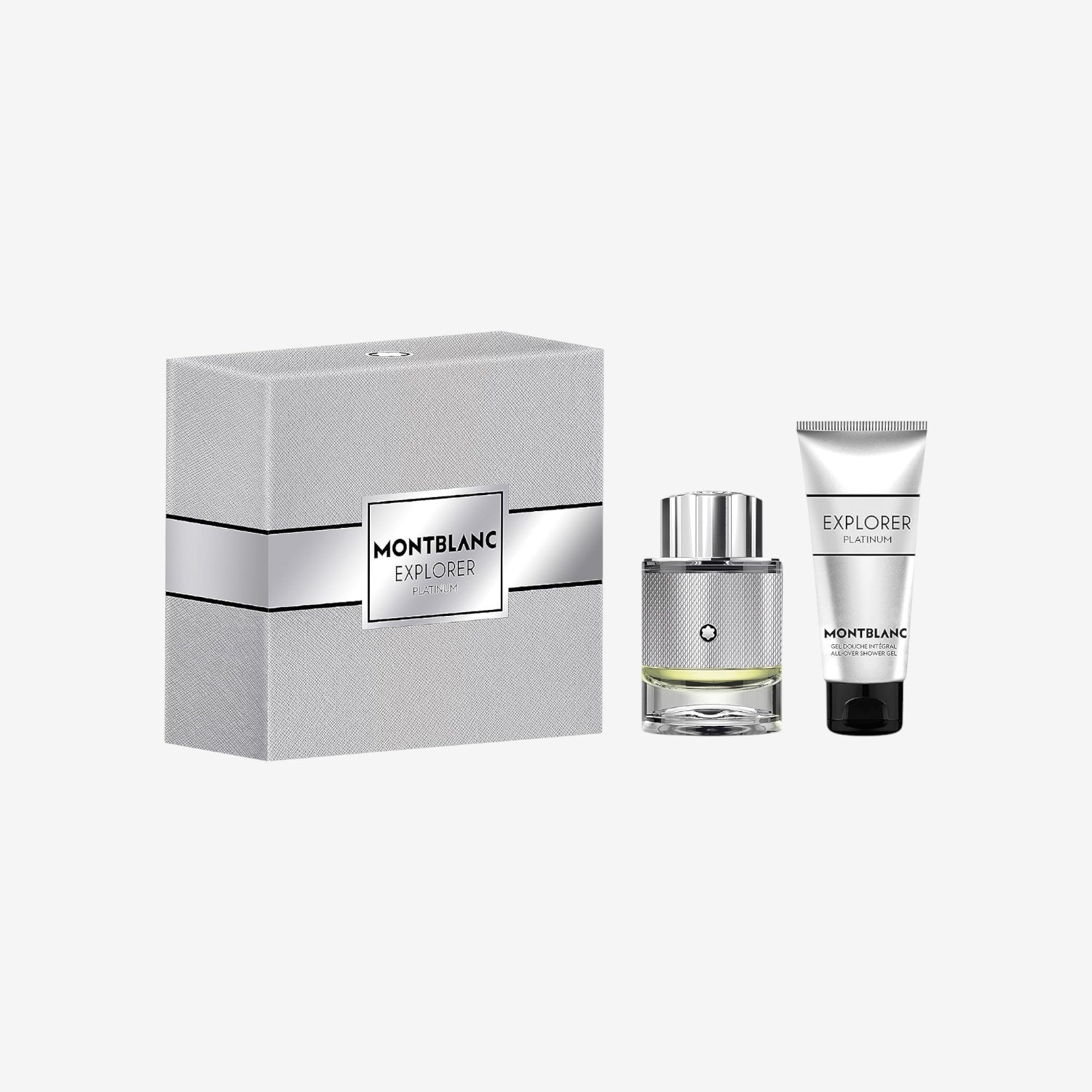 Montblanc Explorer Platinum Geschenkset Eau de Parfum 60 ml, Duschgel 100 ml