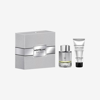 Montblanc Explorer Platinum Geschenkset Eau de Parfum 60 ml, Duschgel 100 ml