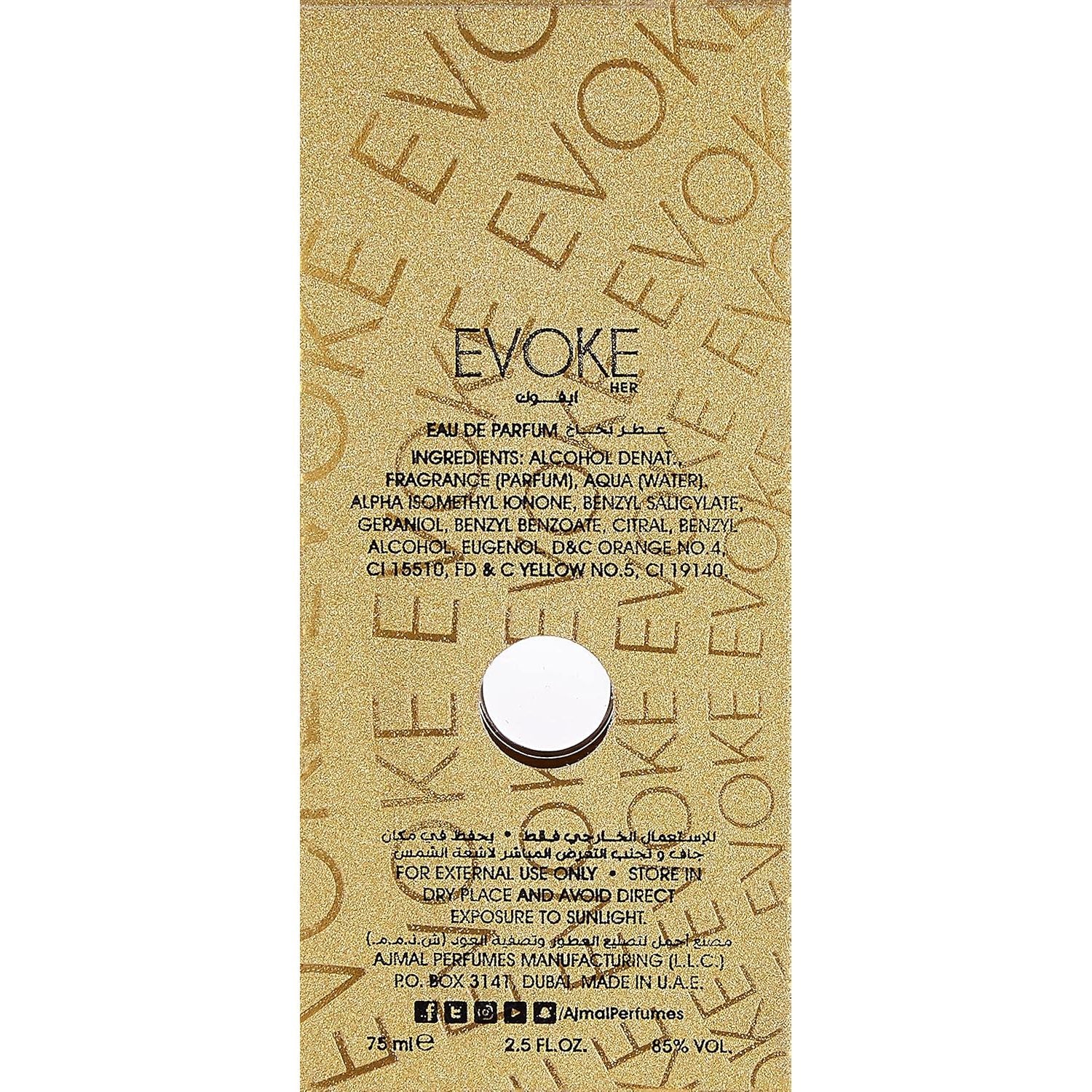 Evoke Eau de Parfum Ajmal 75 ml