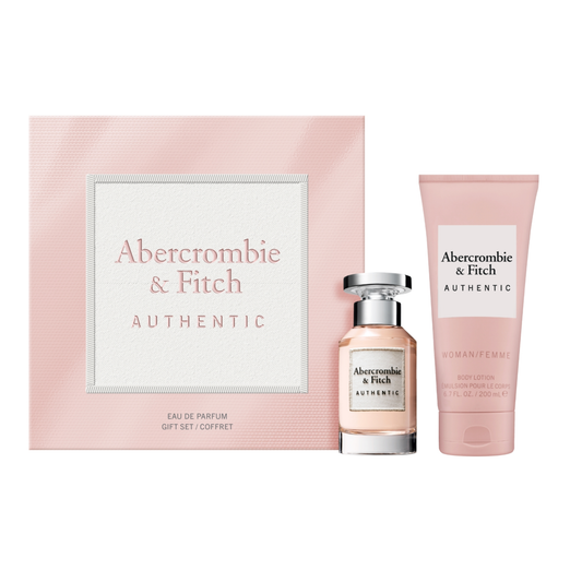 Abercrombie & Fitch Authentic Woman 2 Piece Gift Set: Eau De Parfum 50 ml - Body Lotion 200 ml