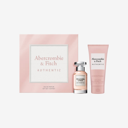 Abercrombie & Fitch Authentic Woman 2 Piece Gift Set: Eau De Parfum 50 ml - Body Lotion 200 ml