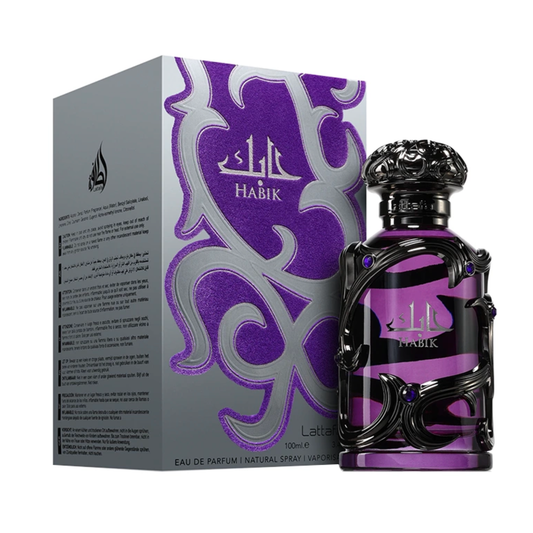 Lattafa Habik – Spicy, Aromatic, Woody, Musky, Eau de Parfum Spray Long-Lasting Duft für Männer, 100 ml