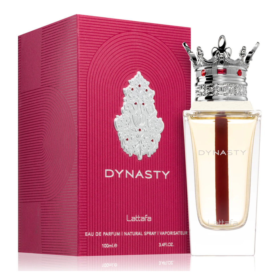 Lattafa Dynasty – Fresh, Spicy, Woody, Aromatic, Eau de Parfum Spray Long-Lasting Fragrance for Unisex, 100 ml