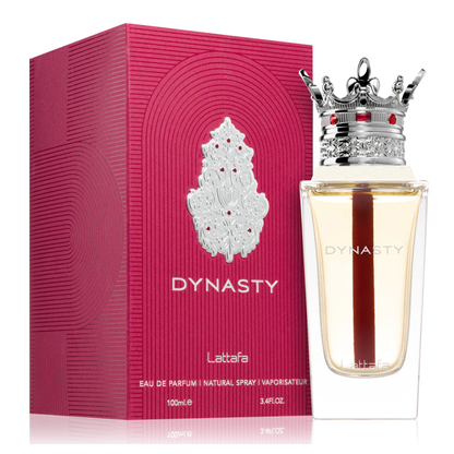 Lattafa Dynasty – Fresh, Spicy, Woody, Aromatic, Eau de Parfum Spray Long-Lasting Fragrance for Unisex, 100 ml