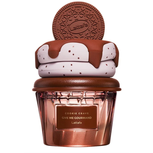 Lattafa Cookie Crave Give Me Gourmand, Eau de Parfum, Süßes Dessert-Parfüm mit Keks-Note, 75 ml