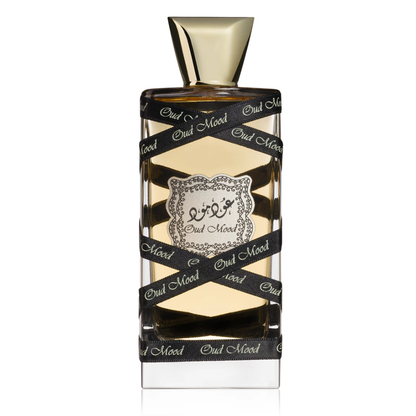 Parfum „Oud Mood“ von Lattafa, 100 ml, Duftnoten: Blumen, Bernstein, Moschus, Holz
