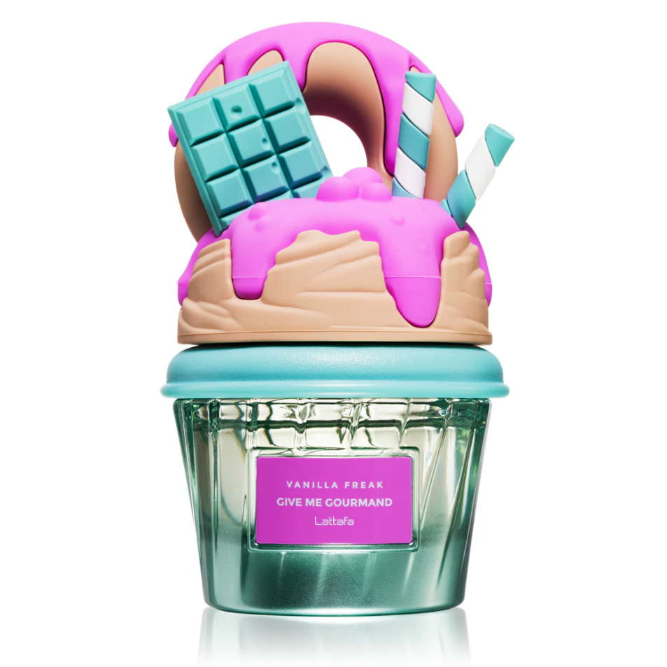 Lattafa Vanilla Freak Give Me Gourmand, Eau de Parfum, Süßer Dessert-Flakon Design, Vanille-Gourmand Duft, 75 ml