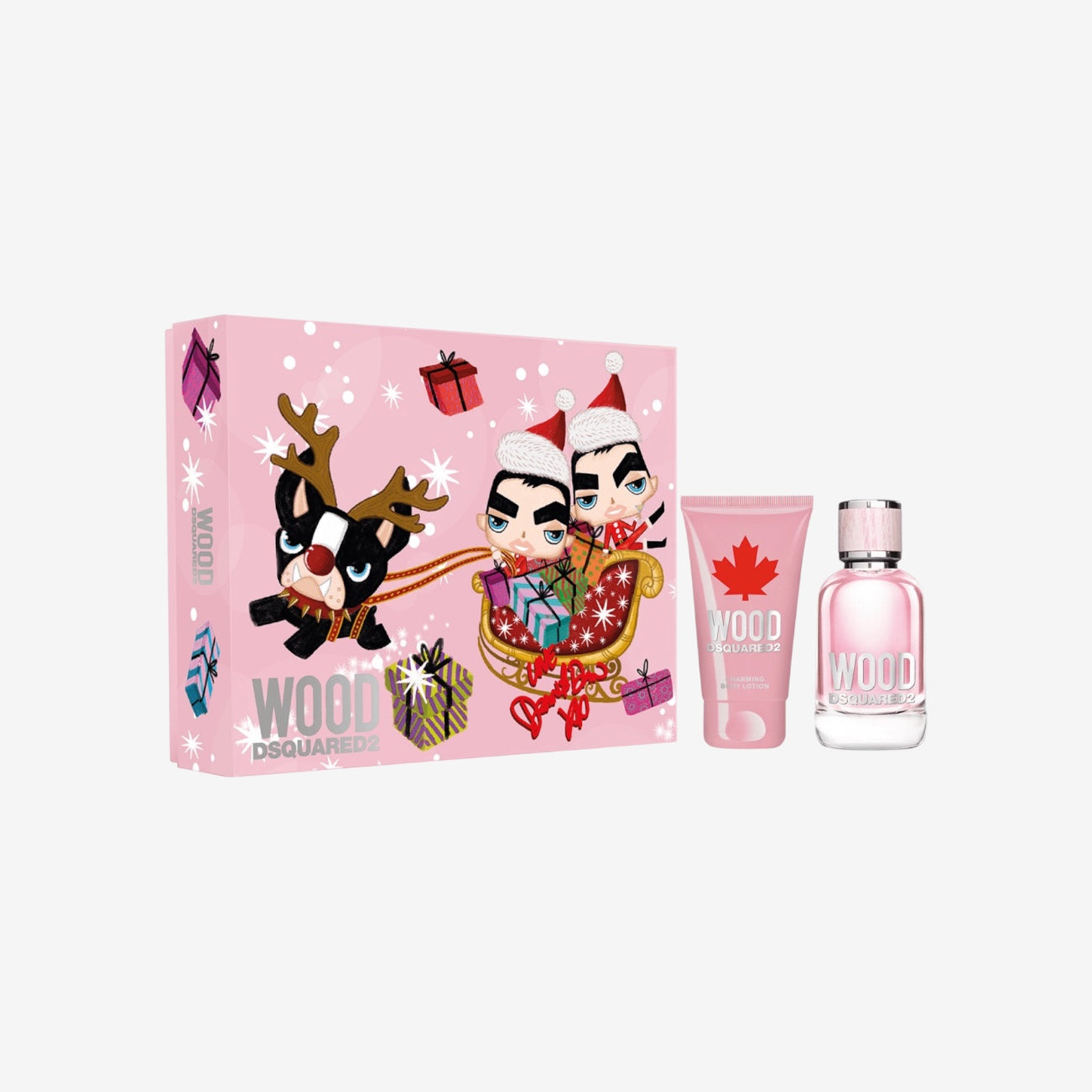DSquared² Wood For Her X-mas21 Gift Set 30ml EDT + 50ml Body Lotion