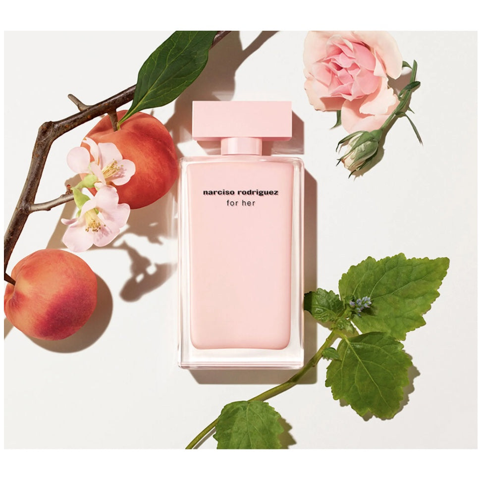 Narciso Rodriguez for her, femme/woman, Eau de Parfüm mit Zerstäuber, 50 ml, Glass, Pink